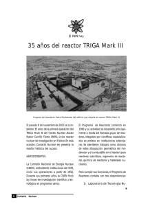 35 años del reactor TRIGA Mark III