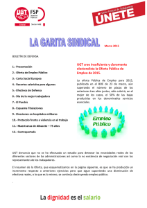 garita sindical marzo 2015 - Federación de Servicios Públicos de UGT
