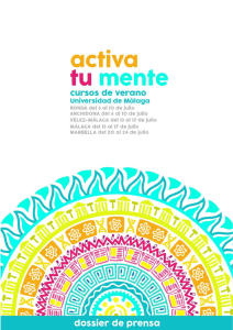 Cursos de Verano 2015 - Infouma