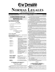NORMAS LEGALES - Ministerio de la Mujer y Poblaciones