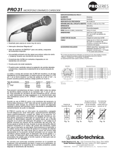 pro 31 micrófono dinámico cardioide - Audio
