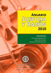 Anuario Justicia y Razón 2010 - Universidad de Bogotá Jorge