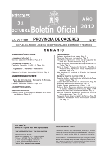 Boletín Oficial - Diputación de Cáceres