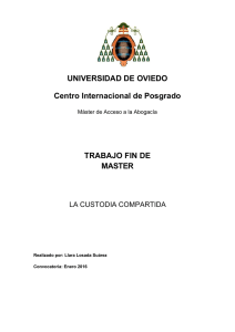 UNIVERSIDAD DE OVIEDO Centro Internacional de Posgrado