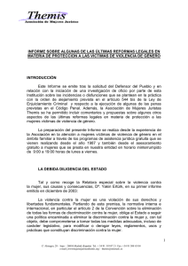 Informe solicitado por Defensor del Pueblo sobre las últimas