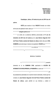 3812 - Supremo Tribunal de Justicia del Estado de Jalisco