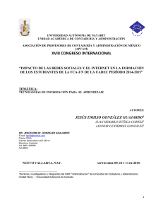 PONENCIA 46-UACoah-Monclova - Facultad de Contaduría y