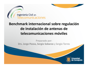 Benchmark internacional sobre regulación de instalación de