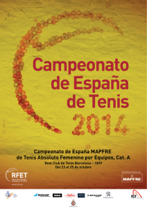 Campeonato de España MAPFRE de Tenis Absoluto Femenino por