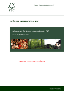 estándar internacional fsc - Forest Stewardship Council