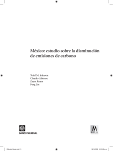 México: estudio sobre la disminución de emisiones de