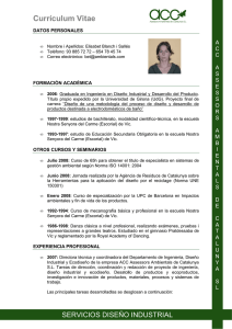 Currículum Vitae - acc assessors ambientals de catalunya