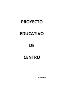 P . E . C. 2015 - ceip fernando de rojas