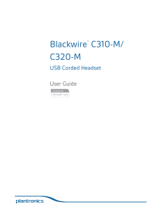 Blackwire™ C310-M/ C320-M