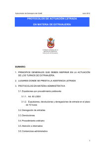 Protocolos CGAE Asistencia Letrada Extranjeros