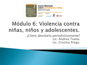 Módulo 6: Violencia contra niñas, niños y adolescentes.