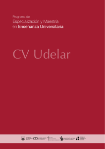 Especialización y Maestría en Enseñanza Universitaria