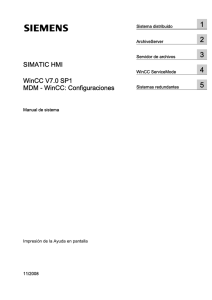 MDM - WinCC: Configuraciones - Siemens Industry Online Support