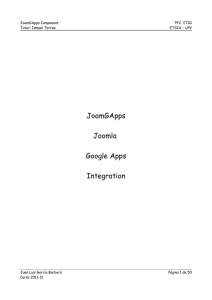 JoomGApps Joomla Google Apps Integration