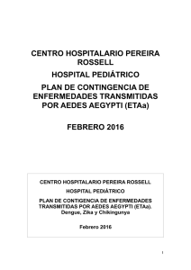 Plan de Contingencia de Enfermedades Transmitidas por Aedes