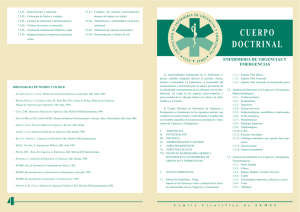 Cuerpo Doctrinal - SEMES-Sociedad Española de Medicina de