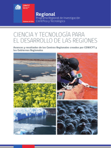 ciencia y tecnolog&iacute;a para el desarrollo de las regiones