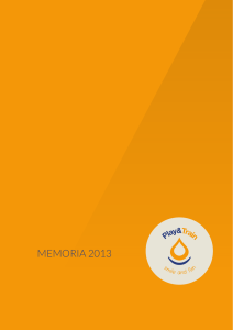 Memoria 2013 - Play and Train