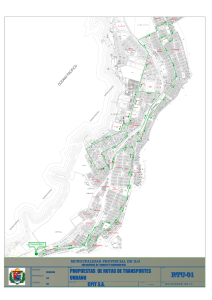 propuestas de rutas de transportes urbano cpit sa