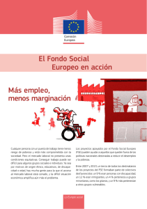 El fondo Social Europeo en acción: más empleo, menos