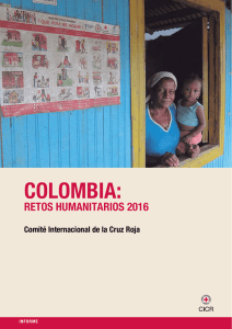 Colombia, retos humanitarios 2016