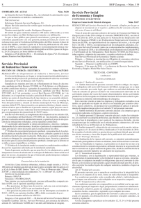 sección sexta - Boletin Oficial de Aragón