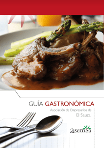 guía gastronómica - Asociación de Empresarios de El Sauzal