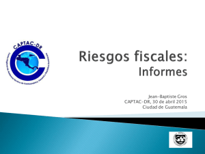 S-3 Declaración de Riesgo: Riesgos Fiscales Informes - captac