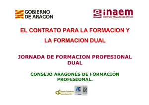2. Contrato Formacion y F. Dual Jornada Consejo F. Profesional