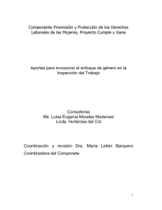 La Perspectiva de Género en la Inspección del Trabajo