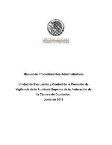 Manual de Procedimientos Administrativos de la Unidad de