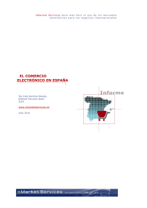 El comercio electrónico en España