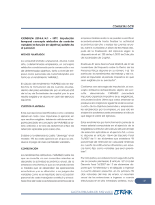 CONSULTAS OCTE CONSULTA 2014.4.14.1 – IRPF: Imputación