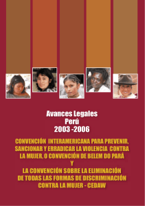 Avances Legales Perú 2003 - 2006