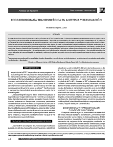 Artículo de revisión Área: Anestesia cardiovascular