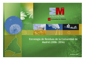 Estrategia de Residuos de la Comunidad de Madrid (2006