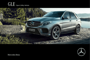 Descargar el catálogo del GLE SUV - Mercedes-Benz