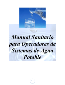 Manual Sanitario para Operadores de Sistemas de Agua Potable