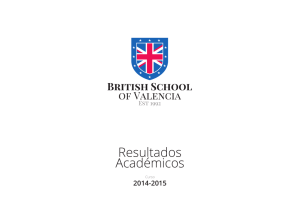 Resultados Académicos - British School of Valencia