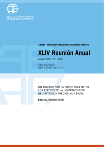 Un Tratamiento Empírico para Medir los Efectos de la Importación