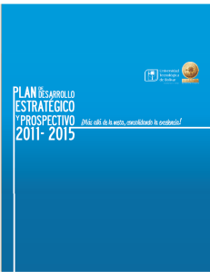 plan de desarrollo estratégico y prospectivo al 2015