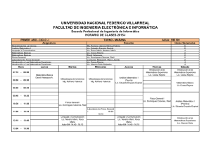 UNIVERSIDAD NACIONAL FEDERICO VILLARREAL FACULTAD