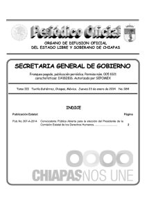 Periódico: 084 , Fecha - Secretaría General de Gobierno