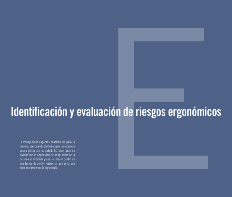 Identificación Y Evaluación De Los Riesgos Ergonómicos 3356