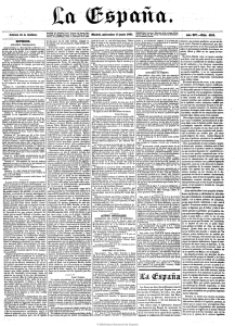 Edición de la mañana. Madrid, miércoles 12 junio 1861. Ano ÚV